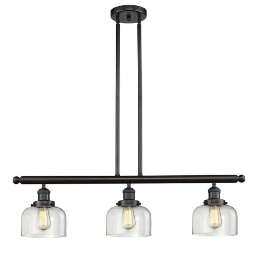 Franklin Restoration Three Light Island Pendant Oil Rubbed Bronze