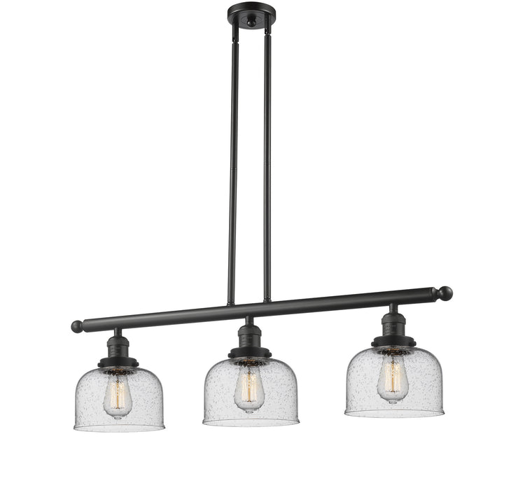 Innovations - 213-OB-G74 - Three Light Island Pendant - Franklin Restoration - Oil Rubbed Bronze