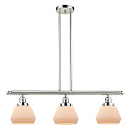 Franklin Restoration Three Light Island Pendant Polished Nickel