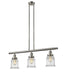 Innovations - 213-SN-G184 - Three Light Island Pendant - Franklin Restoration - Brushed Satin Nickel