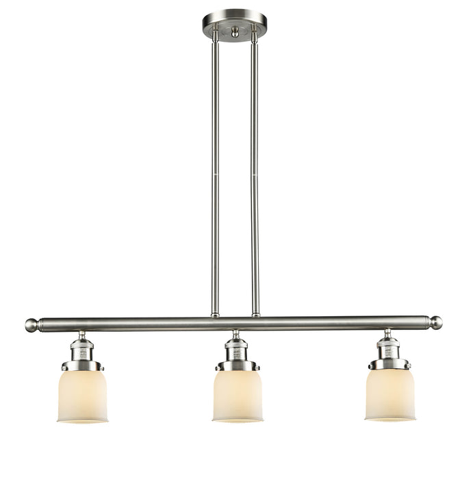 Innovations - 213-SN-G51 - Three Light Island Pendant - Franklin Restoration - Brushed Satin Nickel