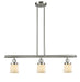 Innovations - 213-SN-G51 - Three Light Island Pendant - Franklin Restoration - Brushed Satin Nickel