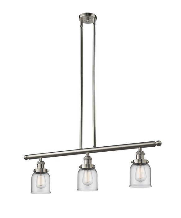 Innovations - 213-SN-G52 - Three Light Island Pendant - Franklin Restoration - Brushed Satin Nickel