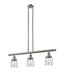 Innovations - 213-SN-G52 - Three Light Island Pendant - Franklin Restoration - Brushed Satin Nickel