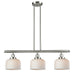 Innovations - 213-SN-G71 - Three Light Island Pendant - Franklin Restoration - Brushed Satin Nickel