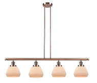 Innovations - 214-AC-G171 - Four Light Island Pendant - Franklin Restoration - Antique Copper