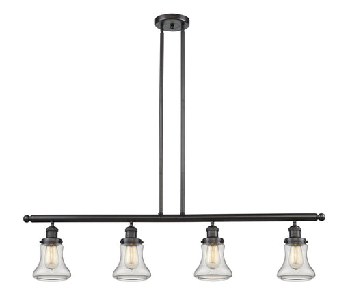 Innovations - 214-OB-G192 - Four Light Island Pendant - Franklin Restoration - Oil Rubbed Bronze