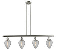 Innovations - 214-SN-G165 - Four Light Island Pendant - Franklin Restoration - Brushed Satin Nickel