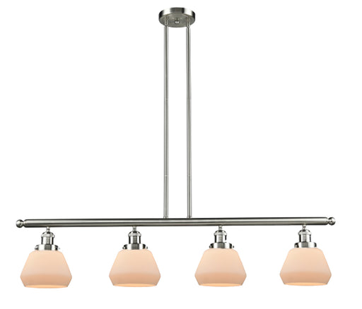 Innovations - 214-SN-G171 - Four Light Island Pendant - Franklin Restoration - Brushed Satin Nickel