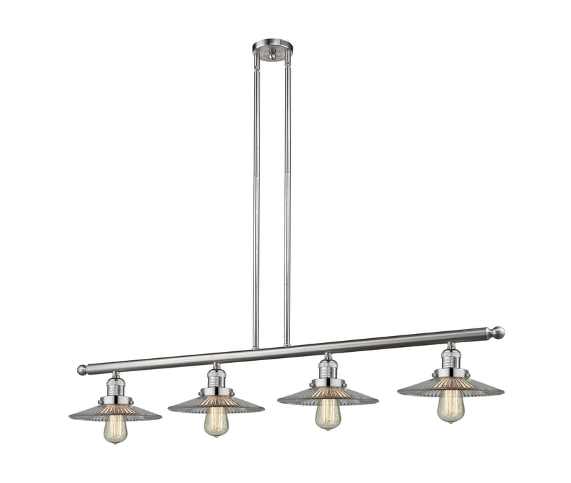 Innovations - 214-SN-G2 - Four Light Island Pendant - Franklin Restoration - Brushed Satin Nickel