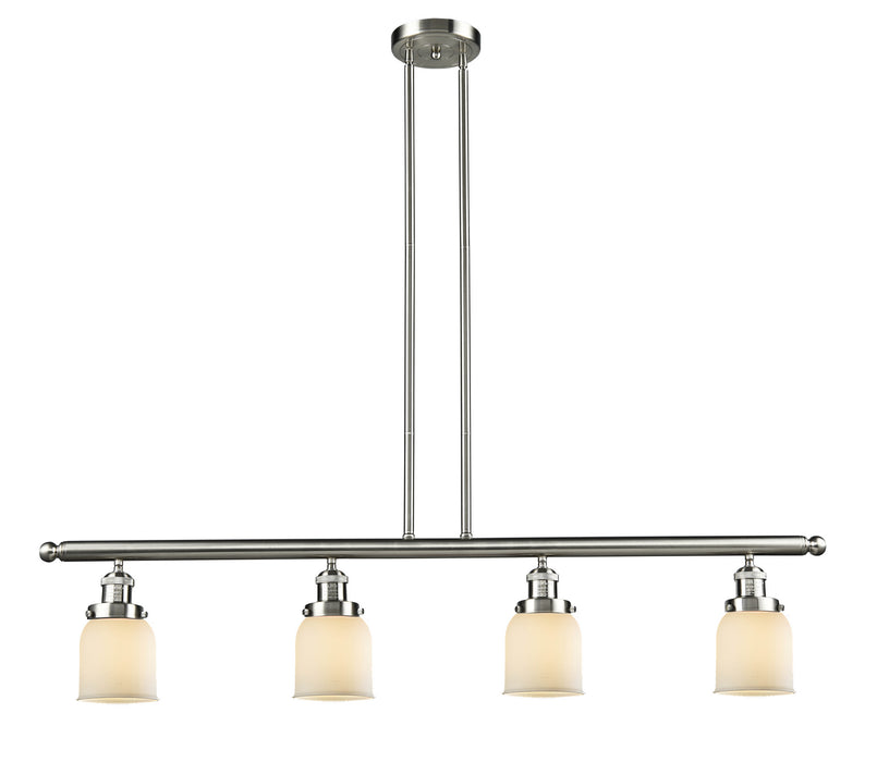 Innovations - 214-SN-G51 - Four Light Island Pendant - Franklin Restoration - Brushed Satin Nickel