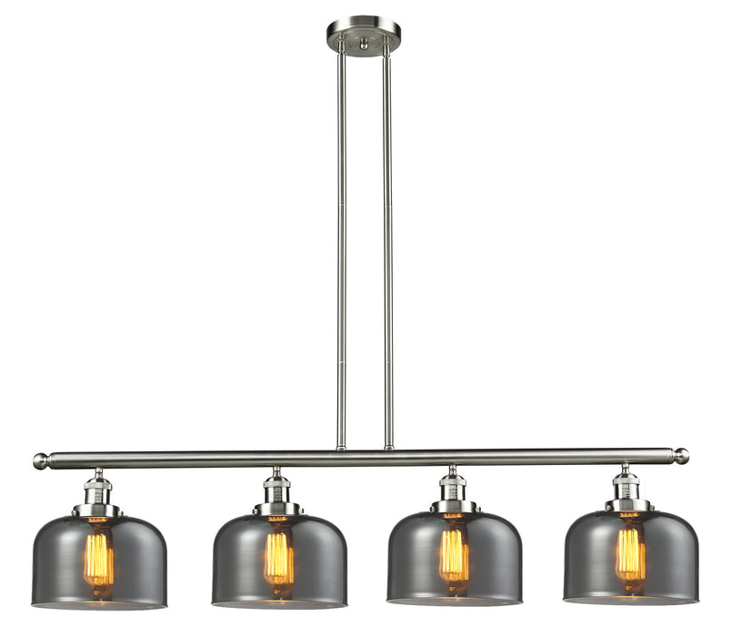 Innovations - 214-SN-G73 - Four Light Island Pendant - Franklin Restoration - Brushed Satin Nickel