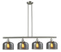 Innovations - 214-SN-G73 - Four Light Island Pendant - Franklin Restoration - Brushed Satin Nickel