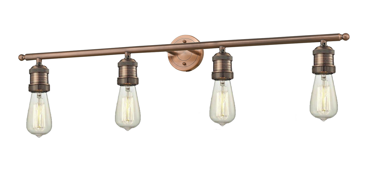 Innovations - 215-AC - Four Light Bath Vanity - Franklin Restoration - Antique Copper
