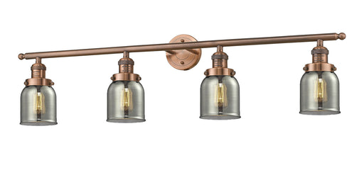 Innovations - 215-AC-G53 - Four Light Bath Vanity - Franklin Restoration - Antique Copper