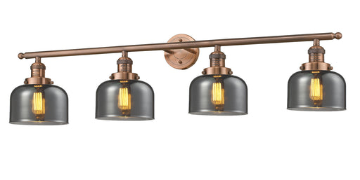 Innovations - 215-AC-G73 - Four Light Bath Vanity - Franklin Restoration - Antique Copper