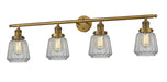 Innovations - 215-BB-G142 - Four Light Bath Vanity - Franklin Restoration - Brushed Brass