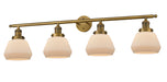 Innovations - 215-BB-G171 - Four Light Bath Vanity - Franklin Restoration - Brushed Brass