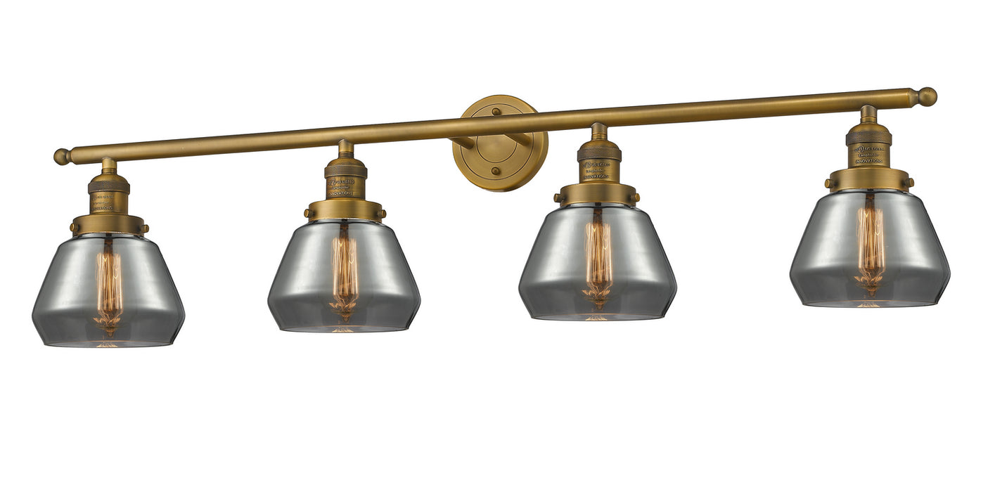 Innovations - 215-BB-G173 - Four Light Bath Vanity - Franklin Restoration - Brushed Brass