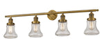 Innovations - 215-BB-G194 - Four Light Bath Vanity - Franklin Restoration - Brushed Brass