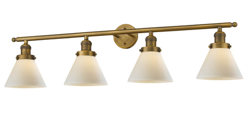 Innovations - 215-BB-G41 - Four Light Bath Vanity - Franklin Restoration - Brushed Brass