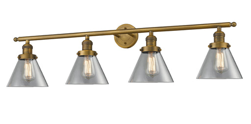 Innovations - 215-BB-G42 - Four Light Bath Vanity - Franklin Restoration - Brushed Brass