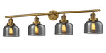 Innovations - 215-BB-G73 - Four Light Bath Vanity - Franklin Restoration - Brushed Brass