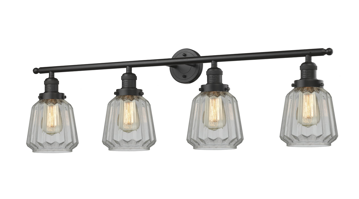 Innovations - 215-OB-G142 - Four Light Bath Vanity - Franklin Restoration - Oil Rubbed Bronze