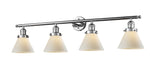 Innovations - 215-PC-G41 - Four Light Bath Vanity - Franklin Restoration - Polished Chrome