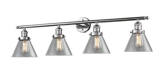 Franklin Restoration Four Light Bath Vanity Polished Chrome