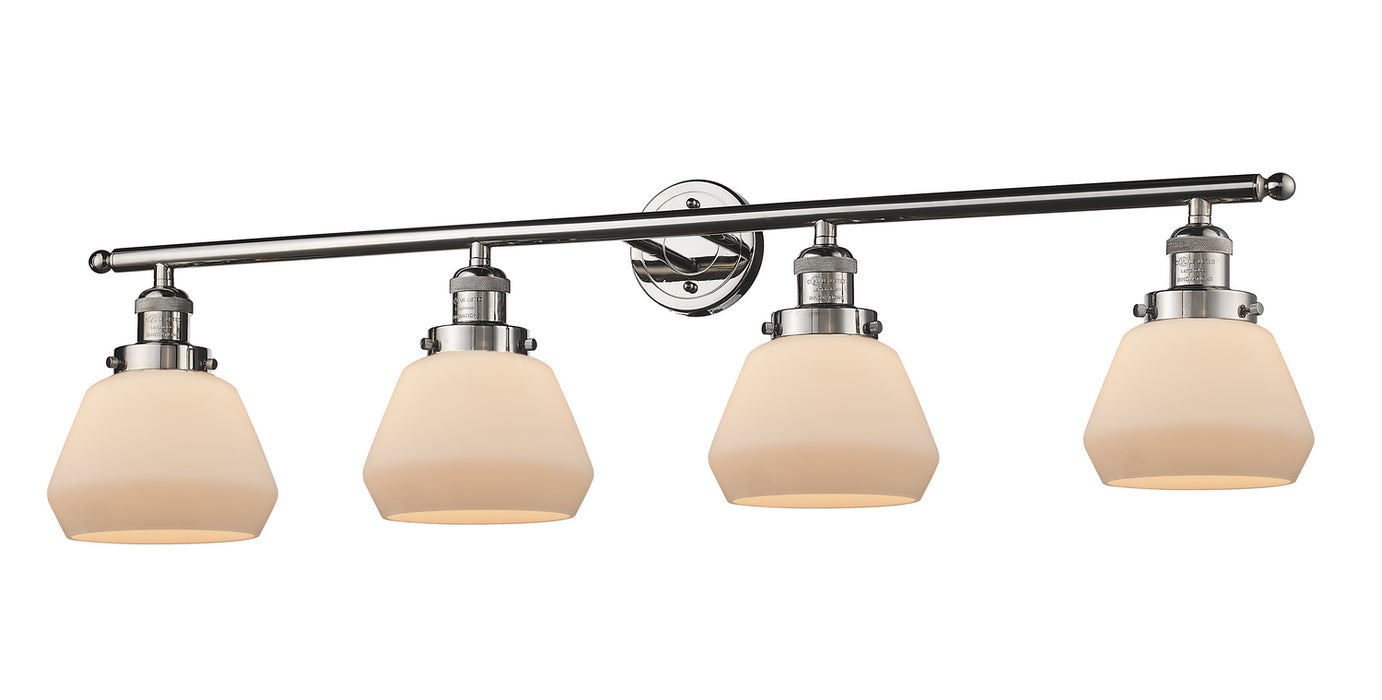 Innovations - 215-PN-G171 - Four Light Bath Vanity - Franklin Restoration - Polished Nickel