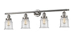 Innovations - 215-PN-G184 - Four Light Bath Vanity - Franklin Restoration - Polished Nickel