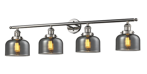 Franklin Restoration Four Light Bath Vanity Polished Nickel