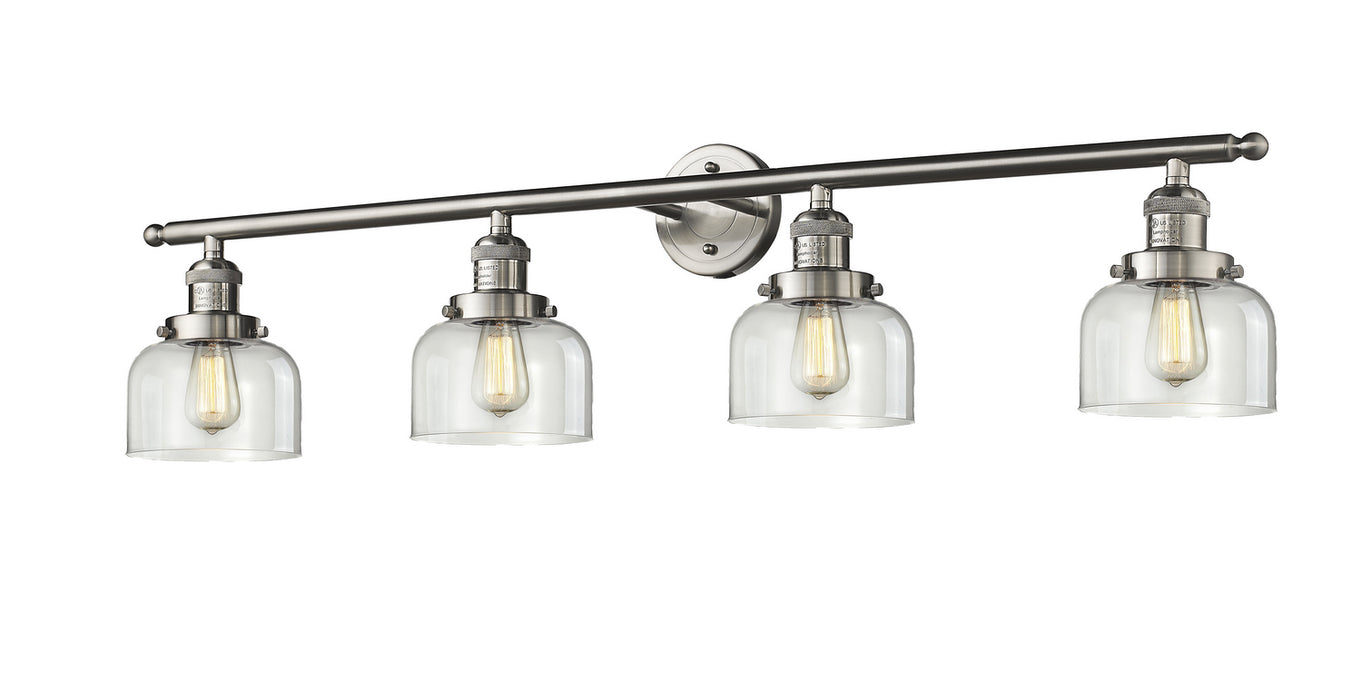 Innovations - 215-SN-G72 - Four Light Bath Vanity - Franklin Restoration - Brushed Satin Nickel