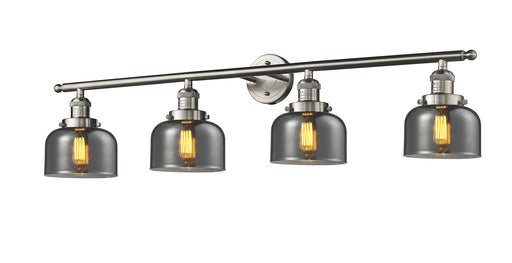 Franklin Restoration Four Light Bath Vanity Brushed Satin Nickel