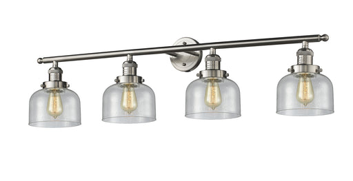 Franklin Restoration Four Light Bath Vanity Brushed Satin Nickel