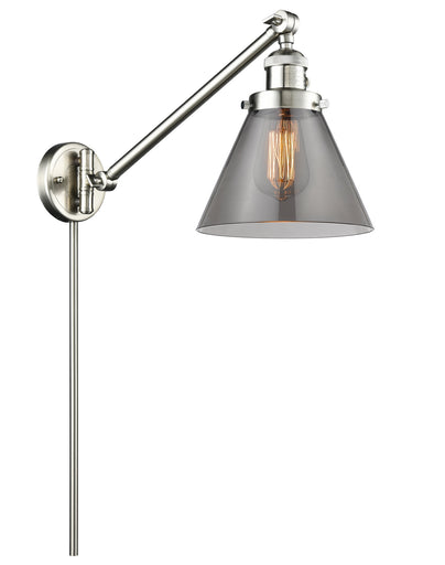 Franklin Restoration One Light Swing Arm Lamp Brushed Satin Nickel
