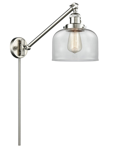 Franklin Restoration One Light Swing Arm Lamp Brushed Satin Nickel