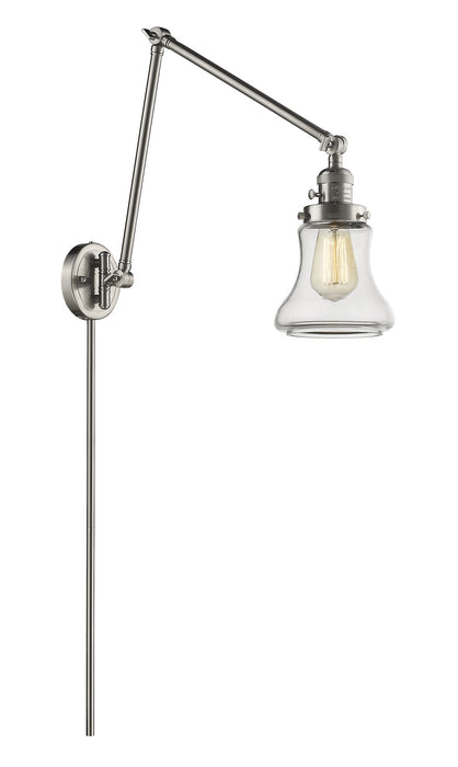 Innovations - 238-SN-G192 - One Light Swing Arm Lamp - Franklin Restoration - Brushed Satin Nickel