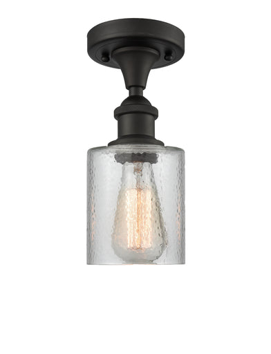 Ballston One Light Semi-Flush Mount Oil Rubbed Bronze