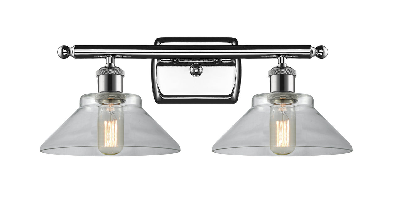 Innovations - 516-2W-PC-G132 - Two Light Bath Vanity - Ballston - Polished Chrome