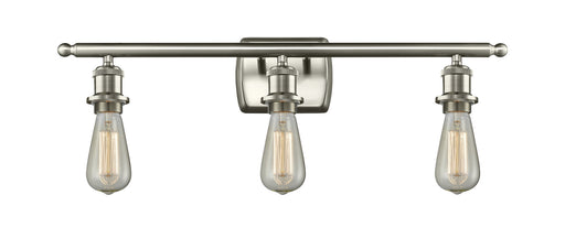 Innovations - 516-3W-SN - Three Light Bath Vanity - Ballston - Brushed Satin Nickel