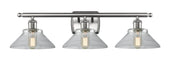 Innovations - 516-3W-SN-G132 - Three Light Bath Vanity - Ballston - Brushed Satin Nickel