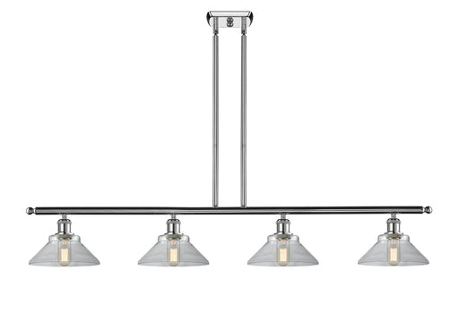 Ballston Four Light Island Pendant Polished Chrome