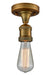 Innovations - 517-1C-BB - One Light Semi-Flush Mount - Franklin Restoration - Brushed Brass