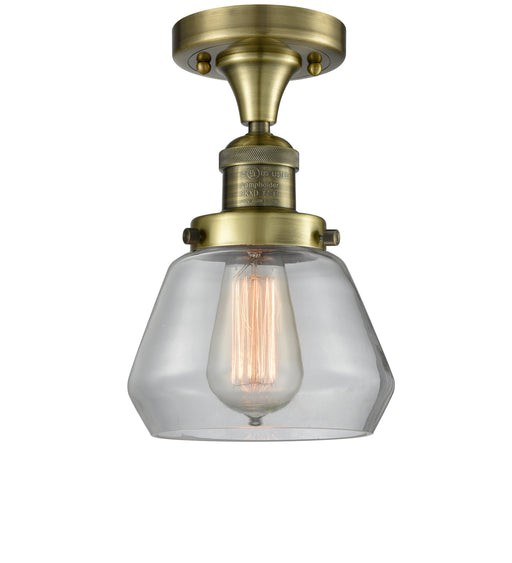 Innovations - 517-1CH-AB-G172 - One Light Semi-Flush Mount - Franklin Restoration - Antique Brass