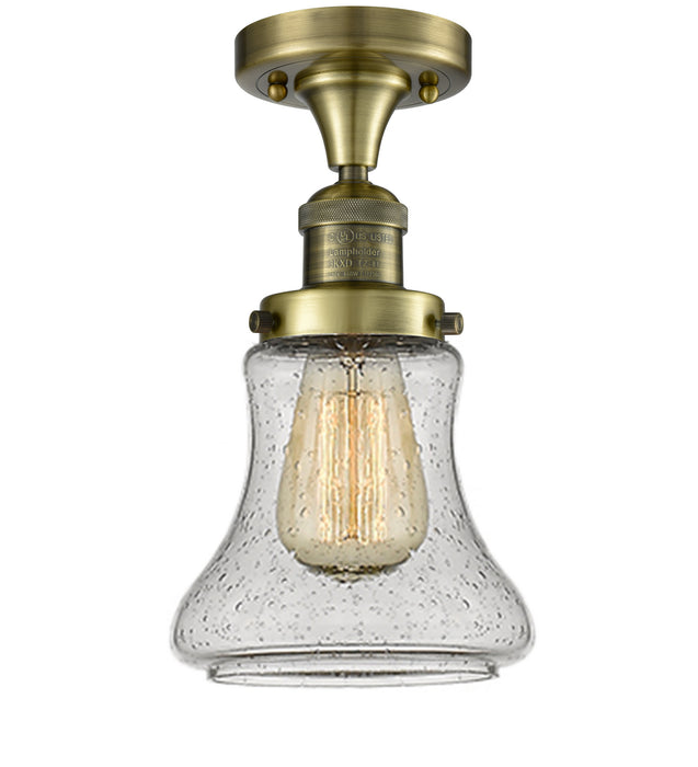 Innovations - 517-1CH-AB-G194 - One Light Semi-Flush Mount - Franklin Restoration - Antique Brass