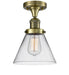 Innovations - 517-1CH-AB-G42 - One Light Semi-Flush Mount - Franklin Restoration - Antique Brass