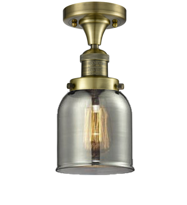 Innovations - 517-1CH-AB-G53 - One Light Semi-Flush Mount - Franklin Restoration - Antique Brass