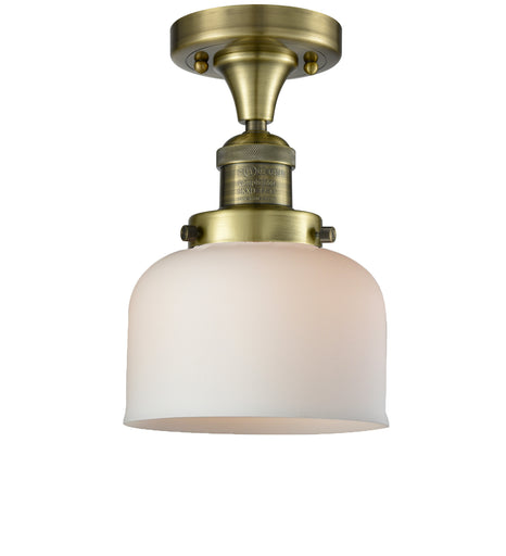 One Light Semi-Flush Mount